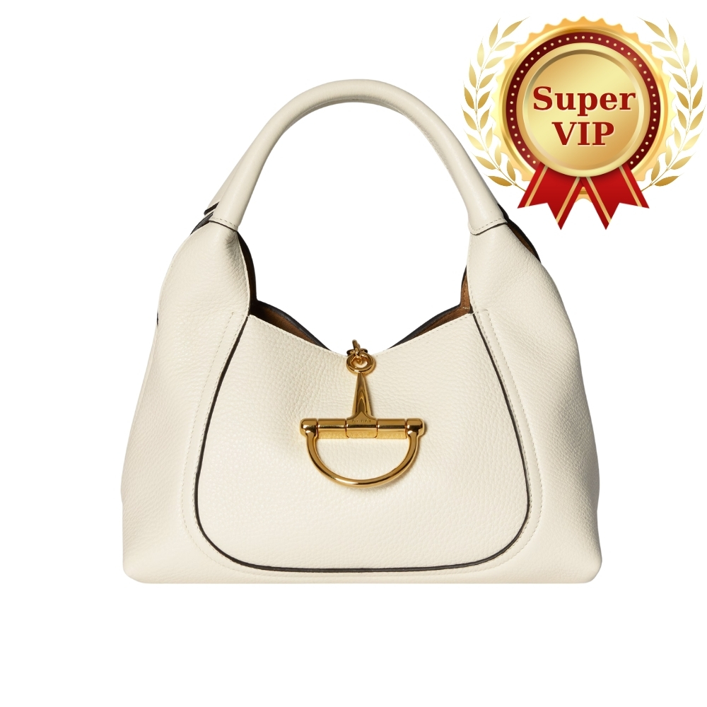 [SUPER VIP 1:1] GUCCI SOFTBIT MEDIUM TOP HANDLE BAG WHITE LEATHER 27CM ‎837467 AAEAO 9050