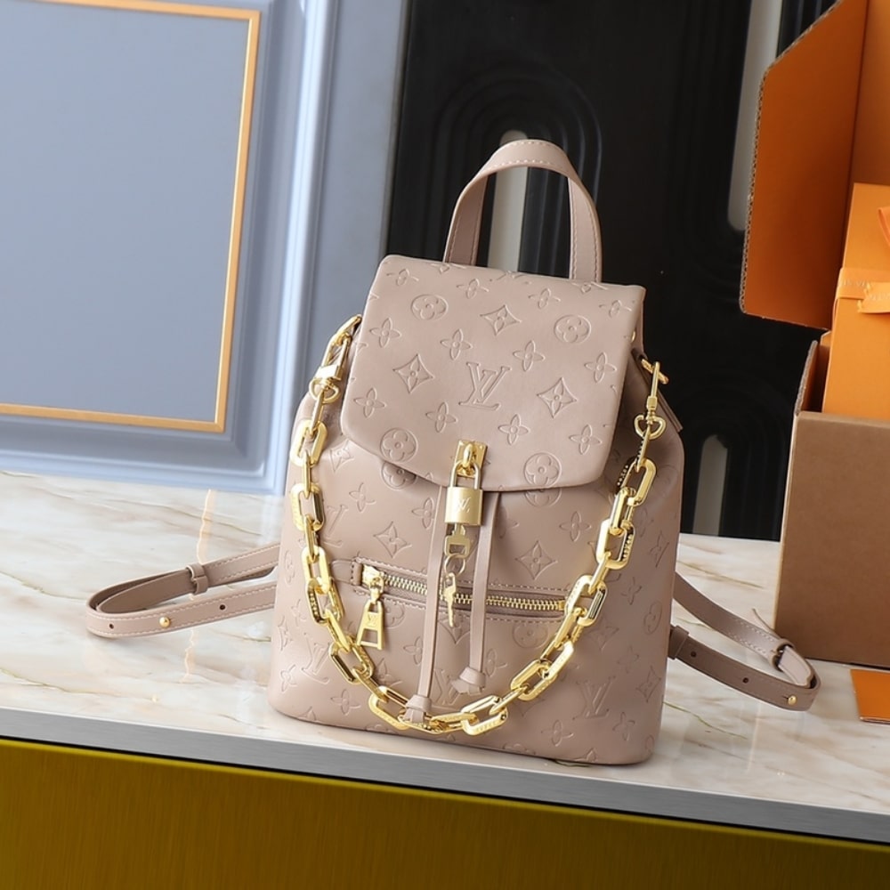 Alternative view of LOUIS VUITTON COUSSIN BACKPACK PM GRAY 21CM M13358