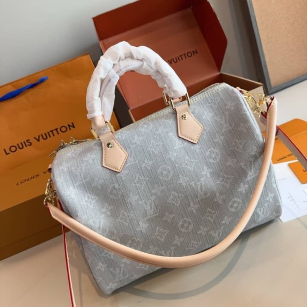 LOUIS VUITTON SPEEDY SOFT 30 WASHED GRAY 30CM M13344 - Image 3
