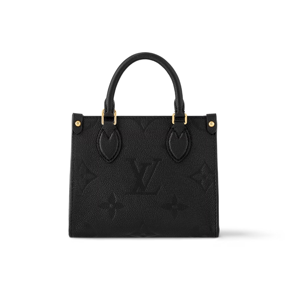 Louis Vuitton Onthego BB Monogram Empreinte Black 18Cm M46993