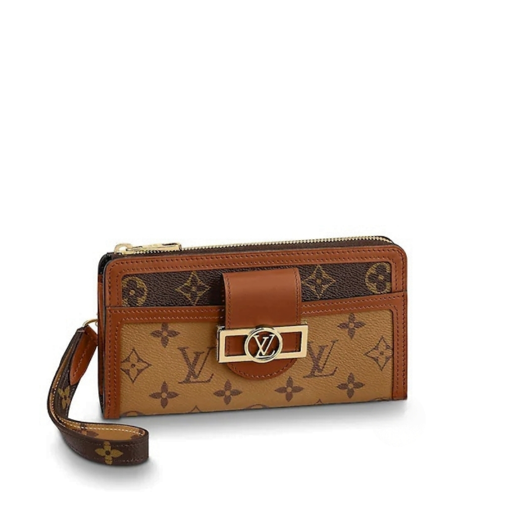 Louis Vuitton Dauphine Long Wallet Brown 19cm M69162