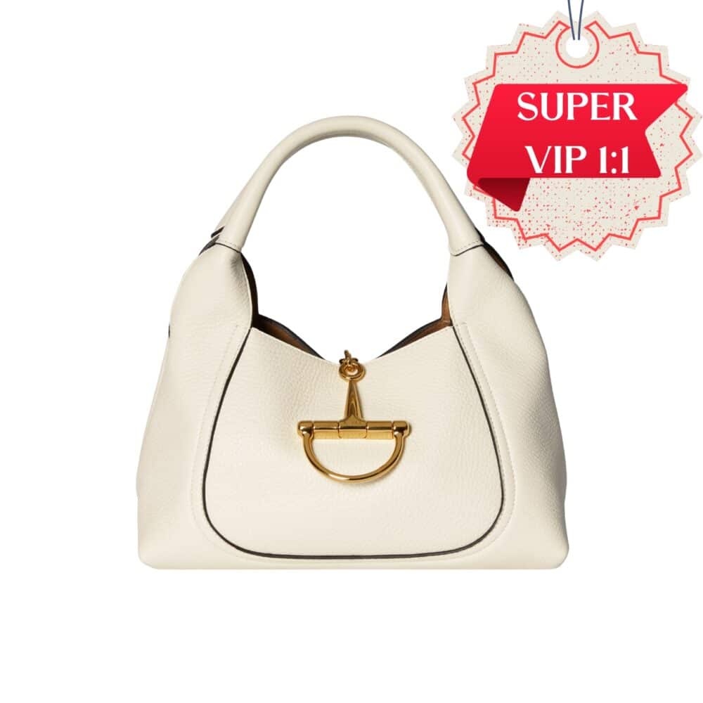 [SUPER VIP 1:1] GUCCI SOFTBIT MEDIUM TOP HANDLE BAG LEATHER WHITE 27CM ‎837467 AAEAO 9050
