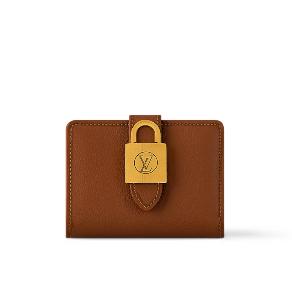 LOUIS VUITTON LOW KEY COMPACT WALLET COGNAC 11CM M12148