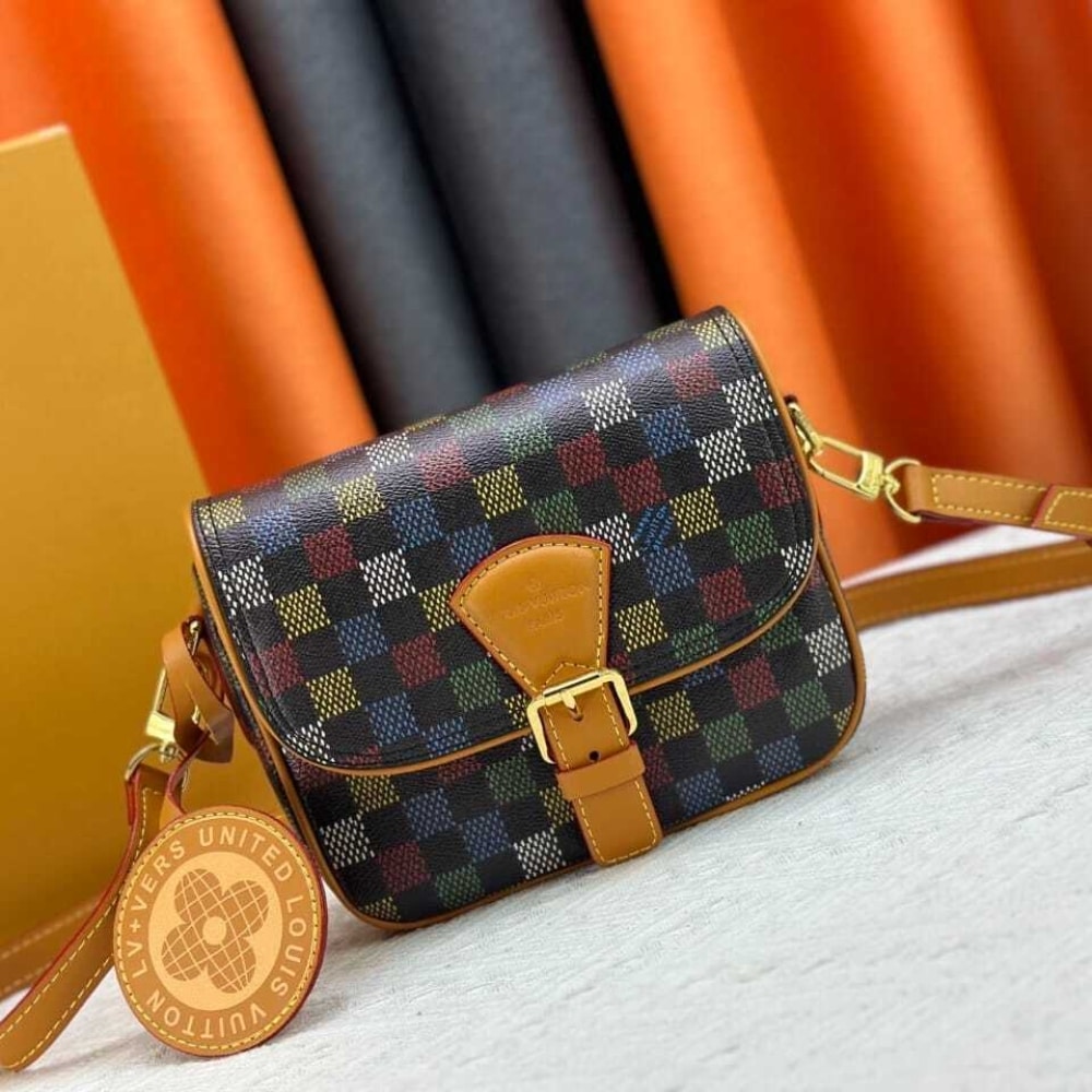 Alternative view of LOUIS VUITTON MONTSOURIS MESSENGER PM DAMIER EBENE 20CM N00147