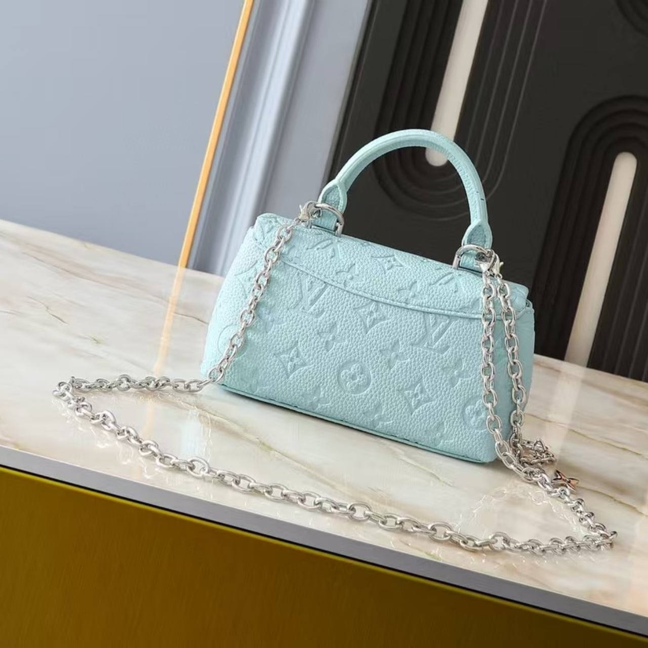 LOUIS VUITTON NANO MADELEINE BLUE 21CM M12211 - Image 4