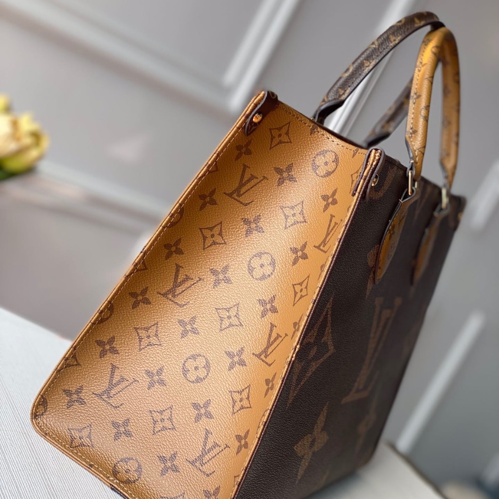 GIFT SET: LOUIS VUITTON ONTHEGO MM BROWN & DAUPHINE COMPACT WALLET - Image 3