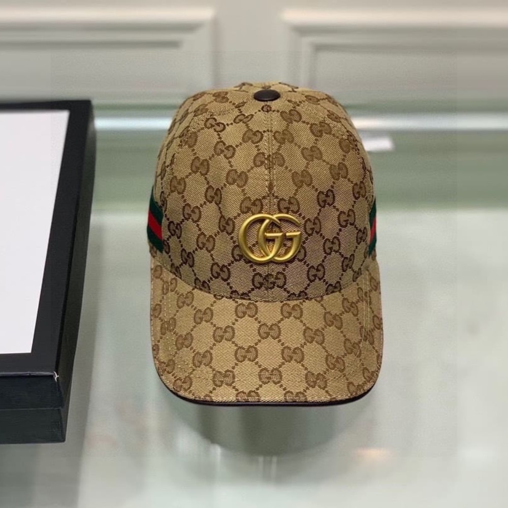 GIFT SET: GUCCI GG OPHIDIA BELT BROWN BAG & GG BASEBALL CAP BROWN - Image 8