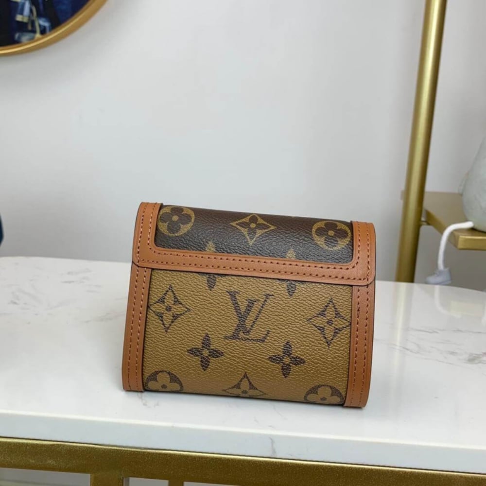 GIFT SET: LOUIS VUITTON ONTHEGO MM BROWN & DAUPHINE COMPACT WALLET - Image 8