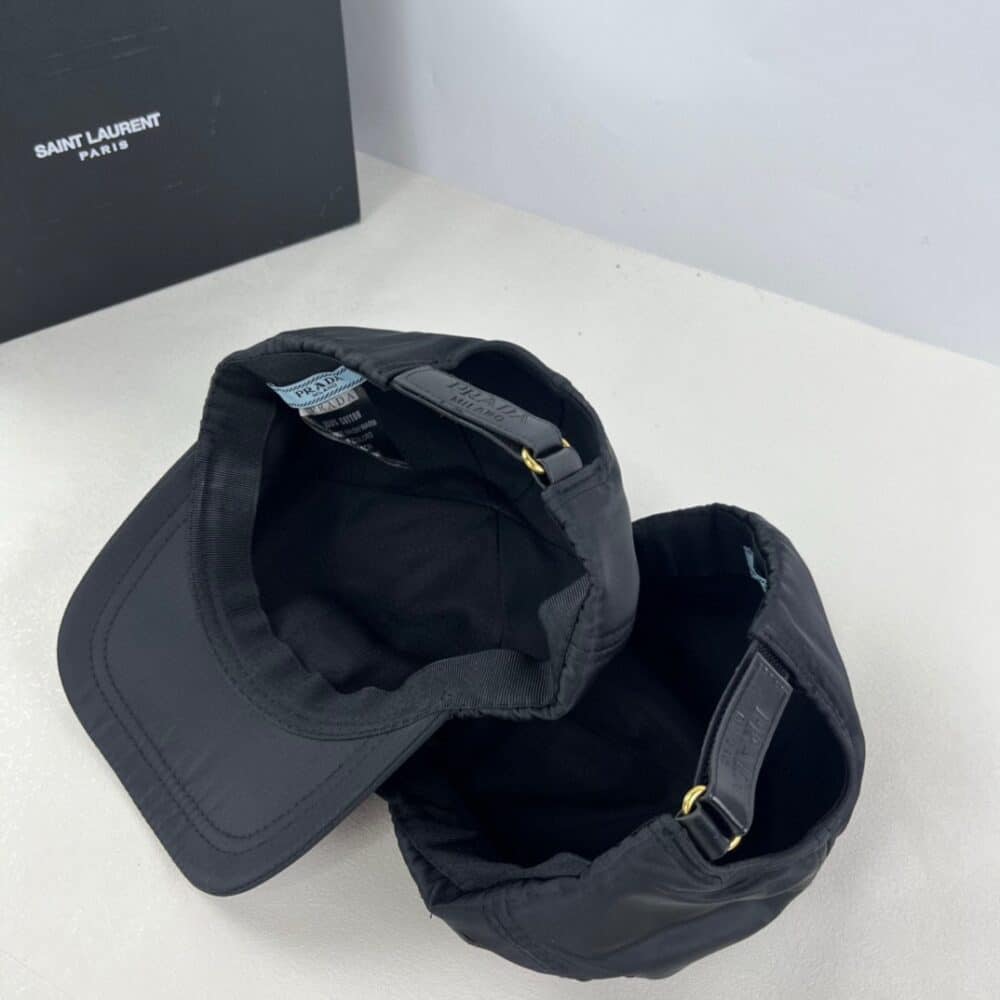 PRADA CANVAS BASEBALL CAP BALTIC BLUE 1HC274 2C1S F0216 - Image 4