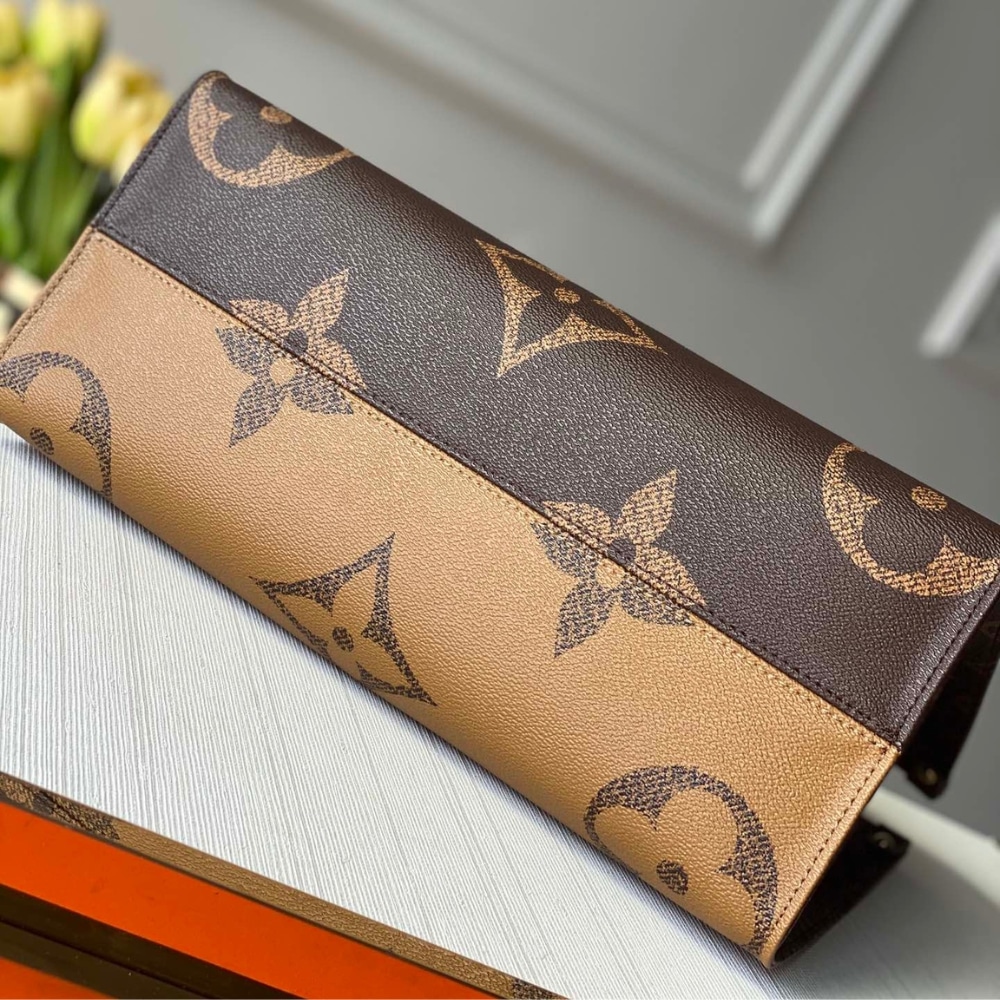 GIFT SET: LOUIS VUITTON ONTHEGO MM BROWN & DAUPHINE COMPACT WALLET - Image 9