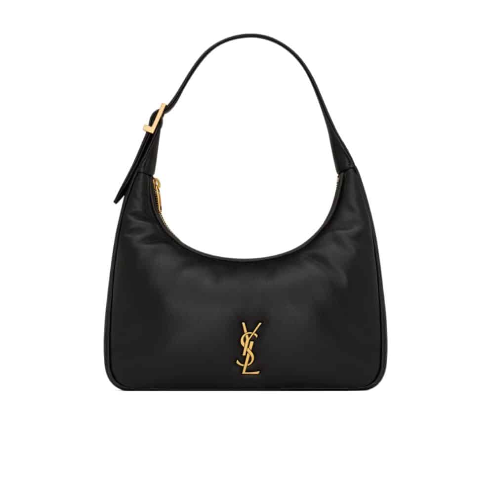 SAINT LAURENT CALYPSO MINI HOBO BAG BLACK 21CM 791484AACX71000