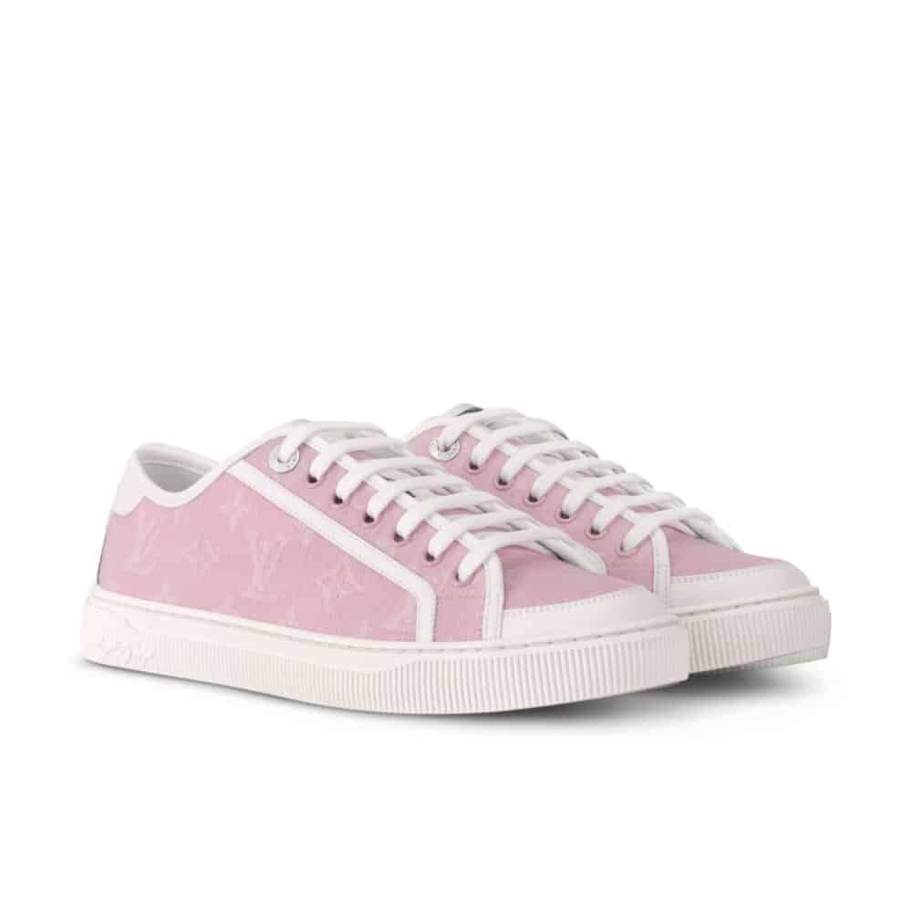 LOUIS VUITTON LV LAGOON SNEAKER DENIM ROSE 1AGYFO