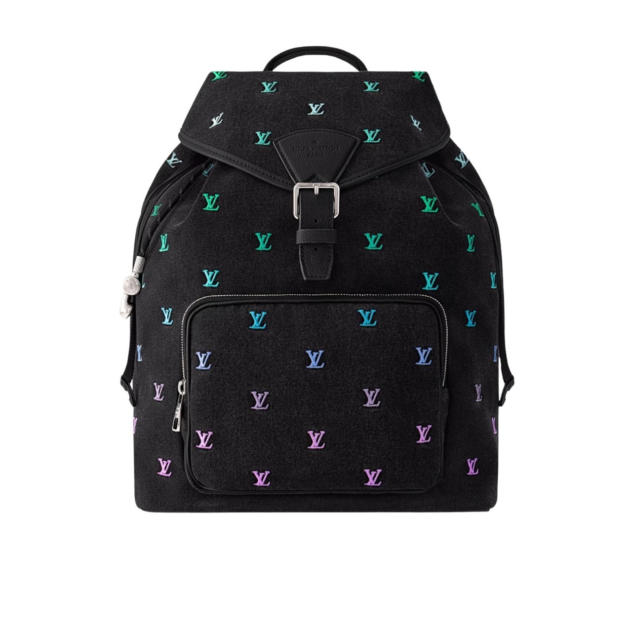 LOUIS VUITTON MONTSOURIS BACKPACK BLACK 40CM M14135