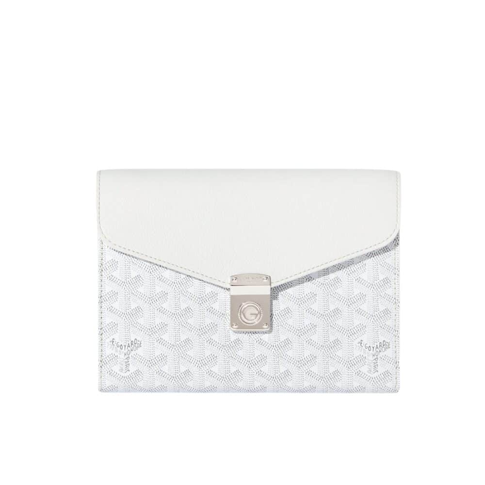 GOYARD CHYPRE WALLET POUCH WHITE 21CM CHYPRPPMLTY50CL50P