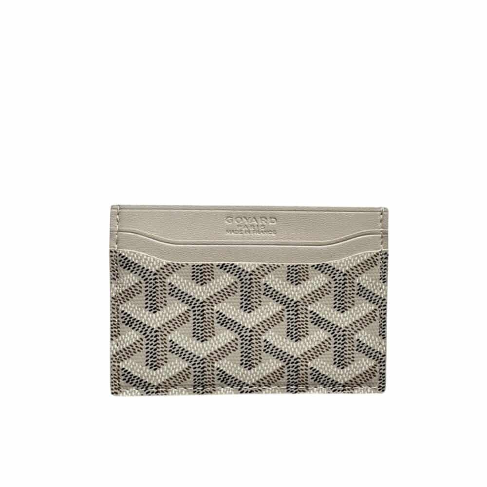 GOYARD SAINT SULPICE CARD WALLET WHITE 11CM STSULPPMLTY50CL50X