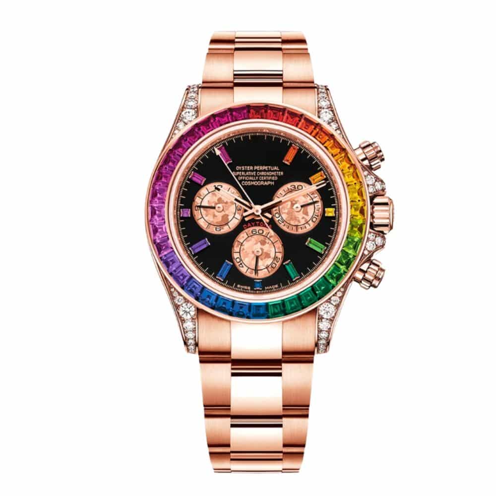 ROLEX DAYTONA COSMOGRAPH RAINBOWN PINK GOLD 12.18MM