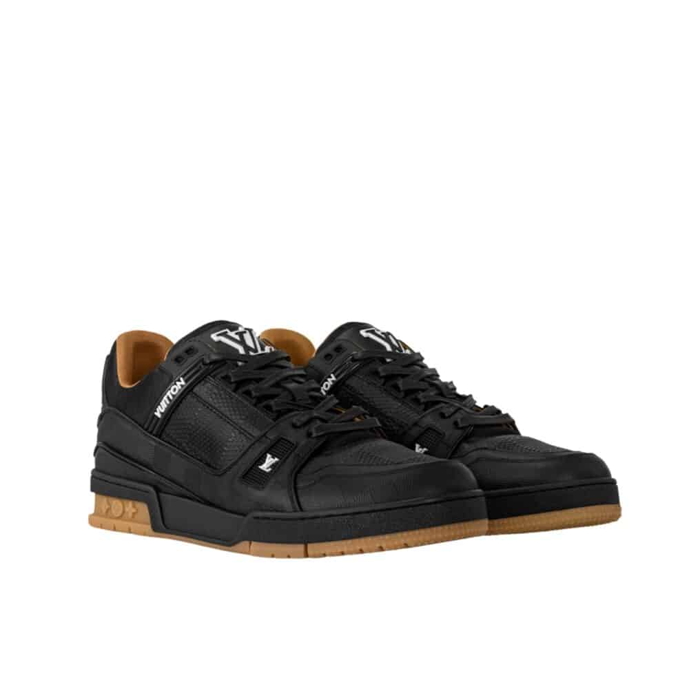 LOUIS VUIITON LV TRAINER SNEAKER BLACK 1AHTT2