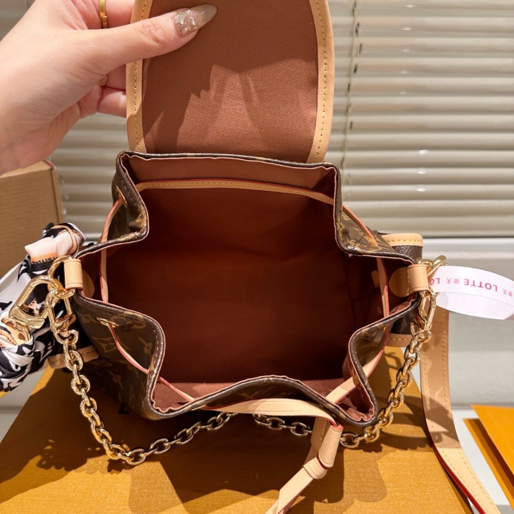 LOUIS VUITTON ODYSSEY BAG MONOGRAM BROWN 27CM M25085 - Image 4