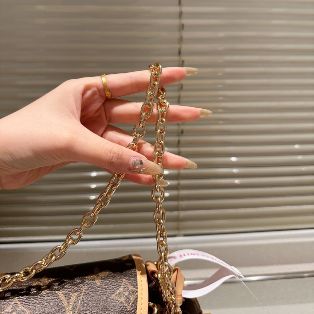 LOUIS VUITTON ODYSSEY BAG MONOGRAM BROWN 27CM M25085 - Image 9