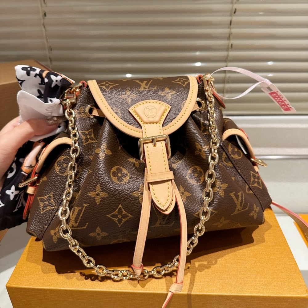 LOUIS VUITTON ODYSSEY BAG MONOGRAM BROWN 27CM M25085 - Image 5
