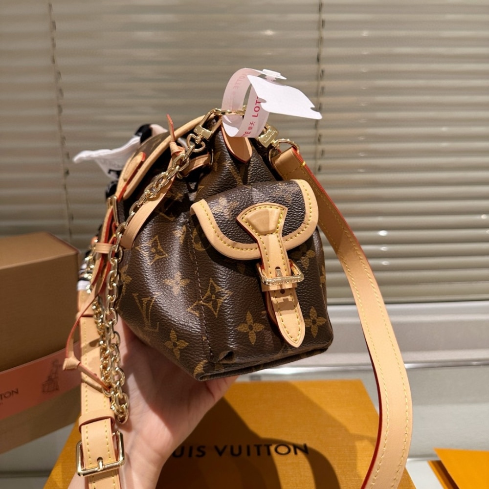 LOUIS VUITTON ODYSSEY BAG MONOGRAM BROWN 27CM M25085 - Image 6