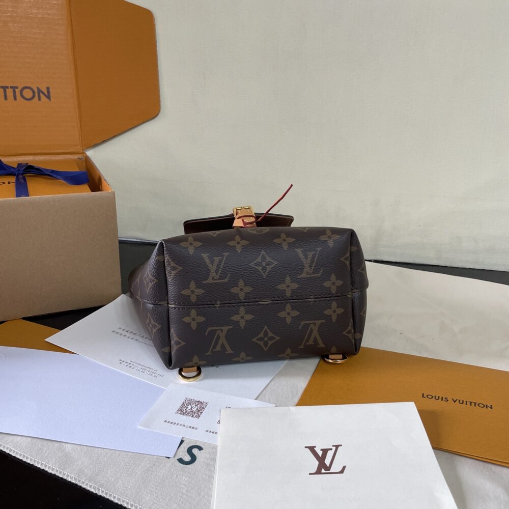 [SUPER VIP 1:1] LOUIS VUITTON MONTSOURIS BB MONOGRAM CANVAS BROWN 17CM M45502 - Image 4