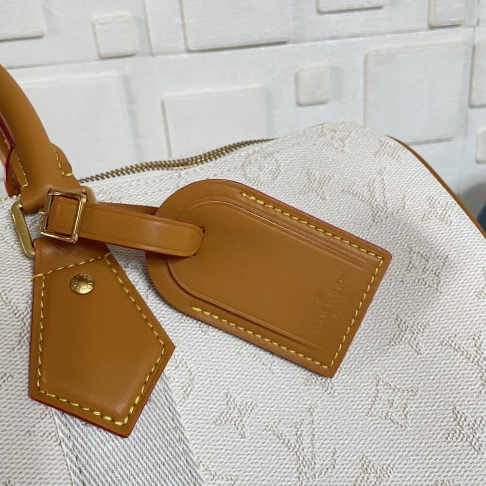 [SUPER VIP 1:1] LOUIS VUITTON KEEPALL BANDOULIÈRE 45 OFF WHITE 45CM M14838 - Image 6