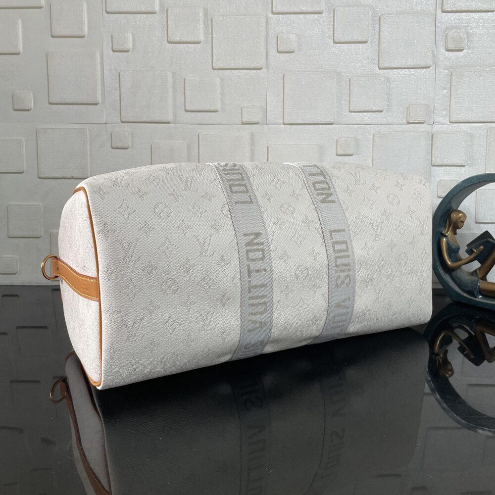 [SUPER VIP 1:1] LOUIS VUITTON KEEPALL BANDOULIÈRE 45 OFF WHITE 45CM M14838 - Image 5