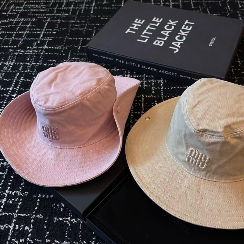 MIUMIU GABARDINE COWBOY HAT BEIGE 5HC221 2CSD F0006 - Image 6