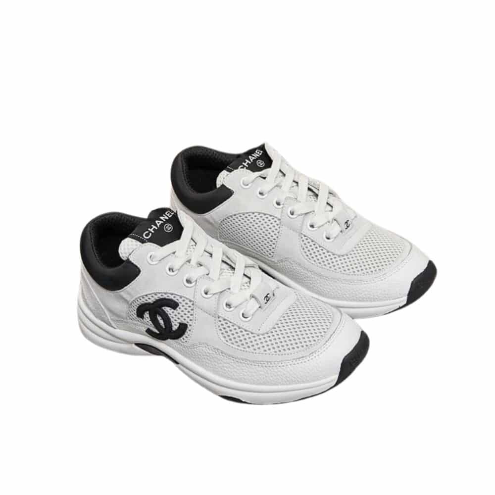 CHANEL LOW TRAINER SNEAKER WHITE