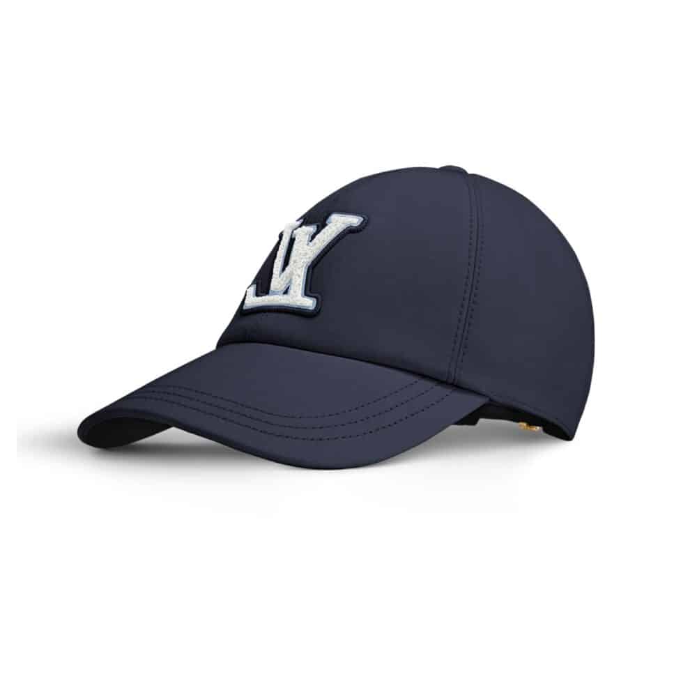 LOUIS VUITTON LV SIGNATURE BASEBALL CAP MARINE BLUE M7319L