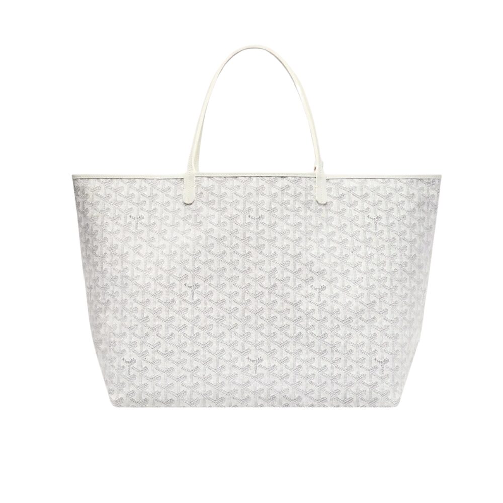 GOYARD SAINT LOUIS GM BAG WHITE 47CM