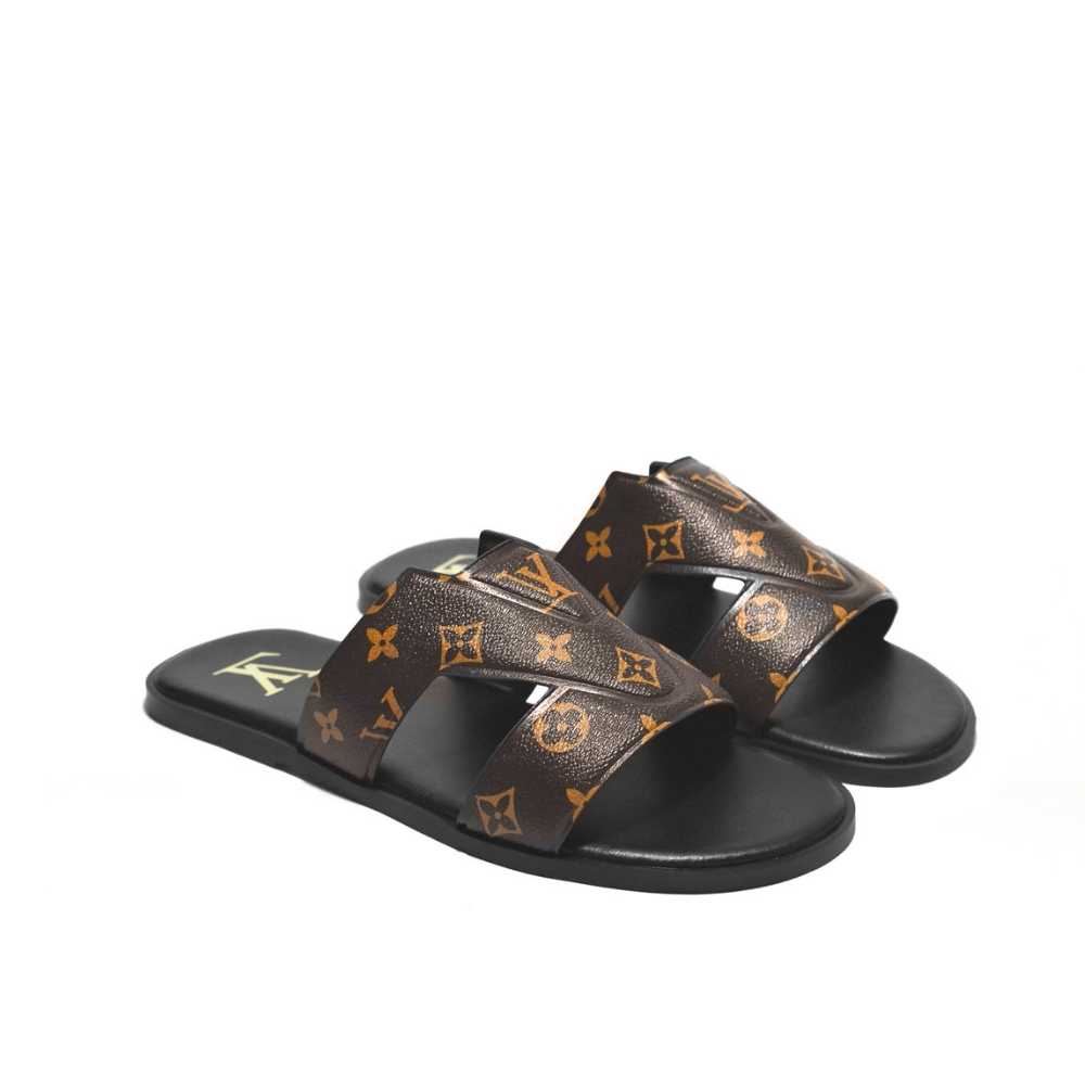 LOUIS VUITTON OASIS MULE MONOGRAM EBENE BROWN 1ACRPR
