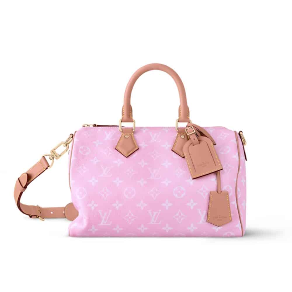 LOUIS VUITTON SPEEDY P9 BANDOULIÈRE PINK 30CM M13914