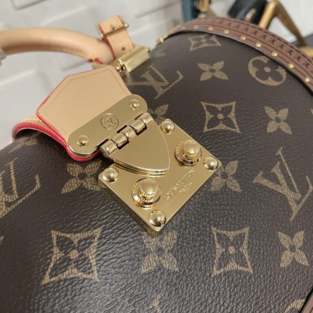 [SUPER VIP 1:1]  LOUIS VUITTON SPEEDY TRUNK BOX BAG 20 MONOGRAM BROWN 21CM M11154 - Image 6