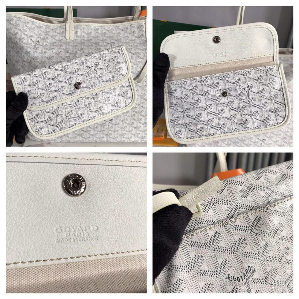 GOYARD SAINT LOUIS GM BAG WHITE 47CM - Image 5