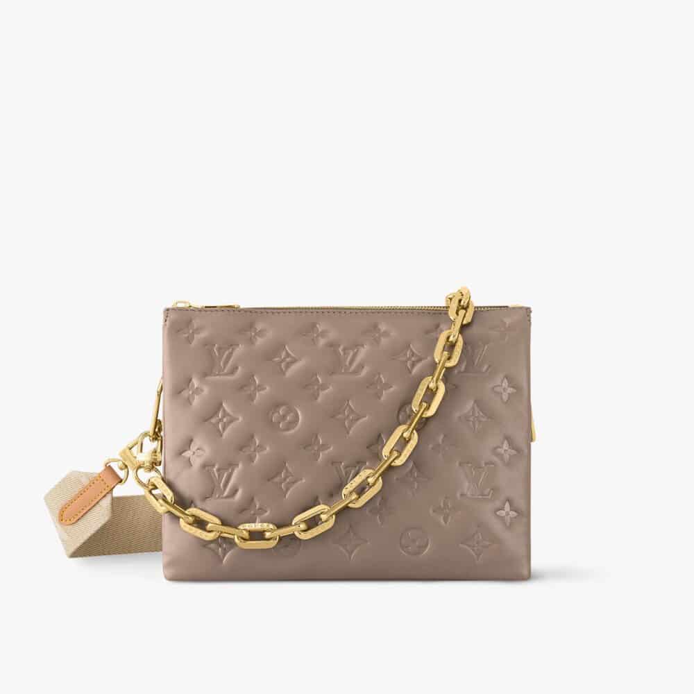 LOUIS VUITTON COUSSIN PM 26CM TAUPE