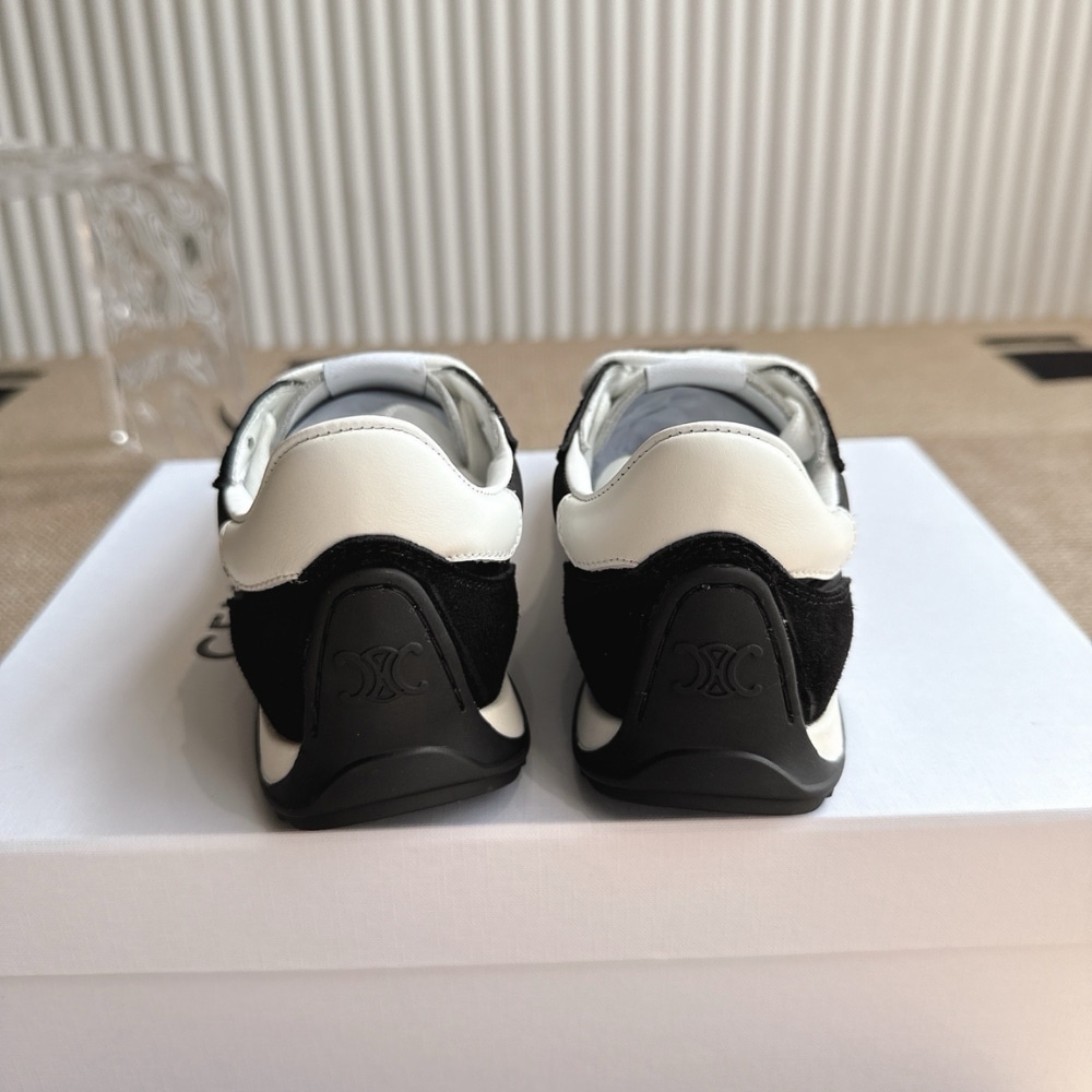 CELINE RACER LOW TOP SNEAKER BLACK 364365190C 38NO - Image 5