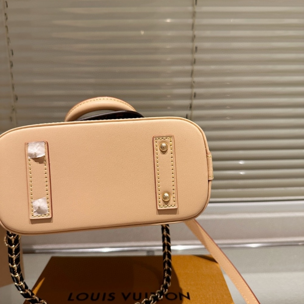 LOUIS VUITTON ALMA MINI LV & I MONOGRAM BROWN 25CM K00016 - Image 7