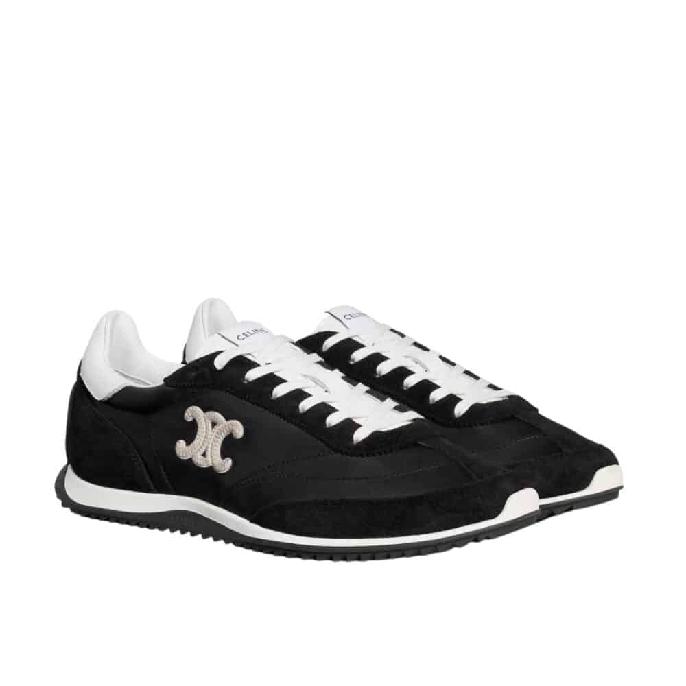 CELINE RACER LOW TOP SNEAKER BLACK 364365190C 38NO