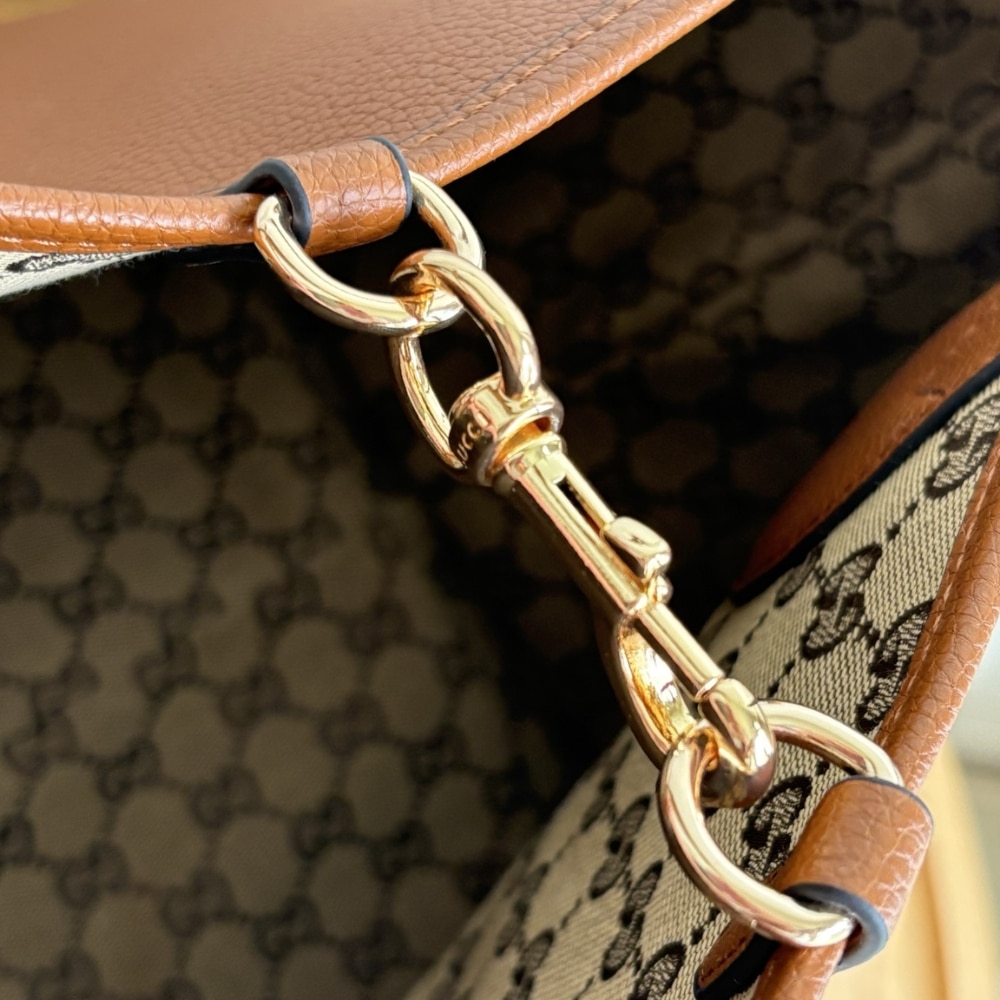 GUCCI TOTISSIMA LARGE REVERSIBLE TOTE BAG BROWN 30CM 839112 AAFEQ 2743 - Image 8