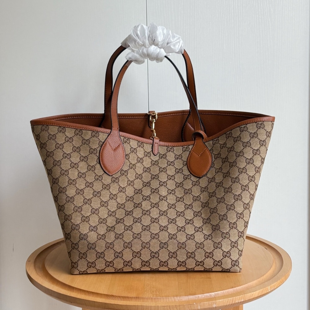 GUCCI TOTISSIMA LARGE REVERSIBLE TOTE BAG BROWN 30CM 839112 AAFEQ 2743 - Image 4