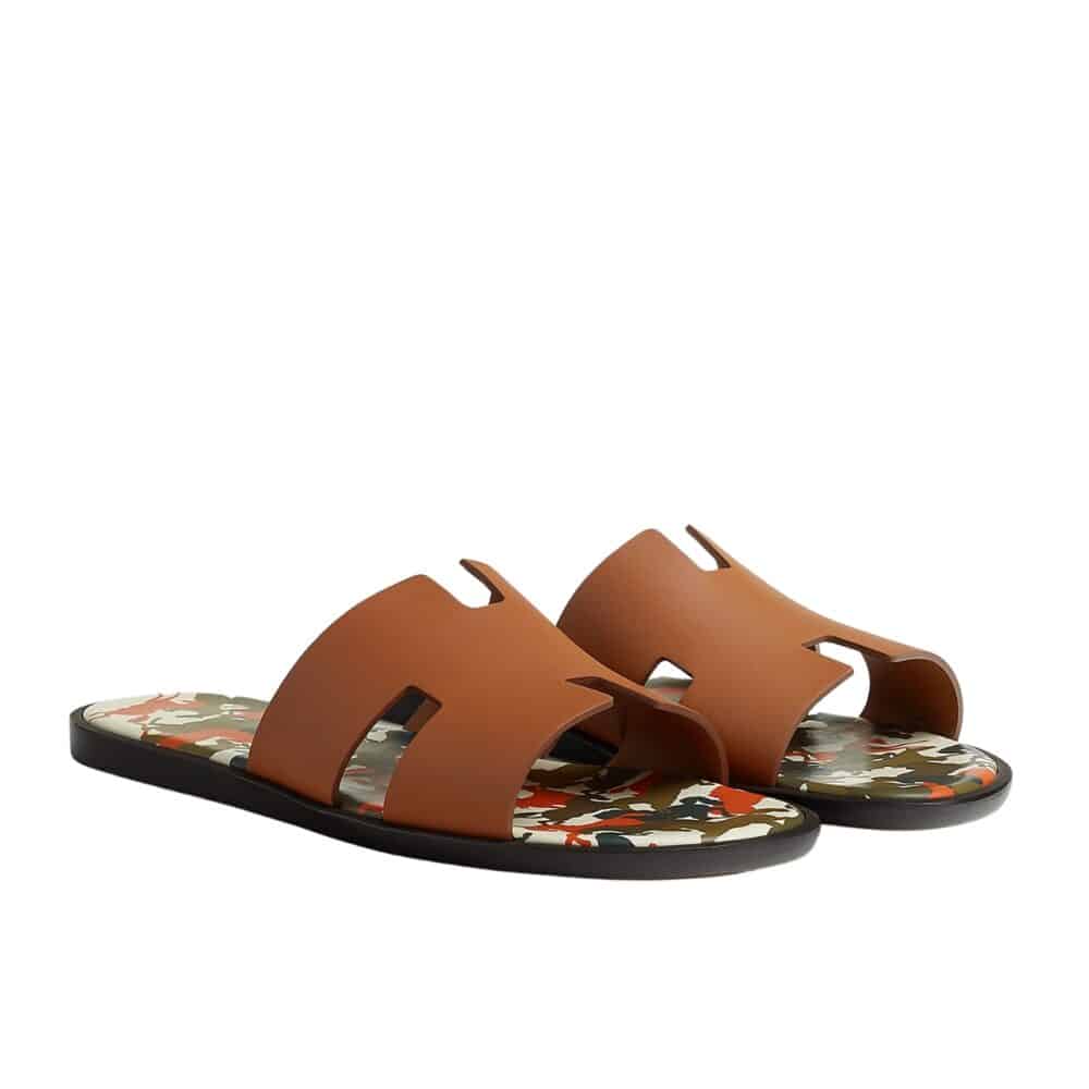 HERMES IZMIR SANDAL NATURAL H242878ZHA3410