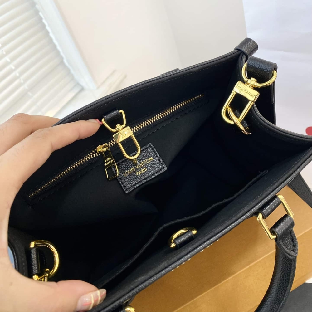 LOUIS VUITTON ONTHEGO PM BLACK 25CM M46733 - Image 6