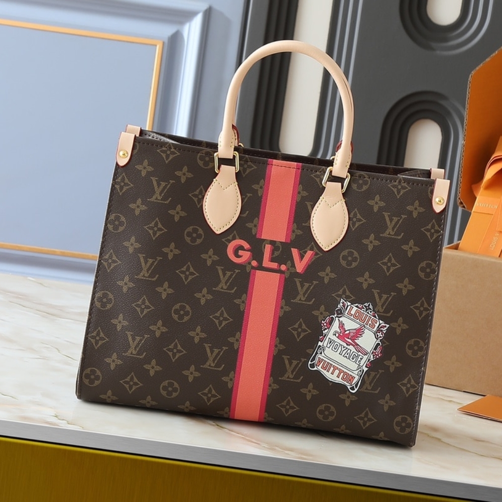 Alternative view of Louis Vuitton On The Go MM Mon Monogram Brown 35Cm P01898