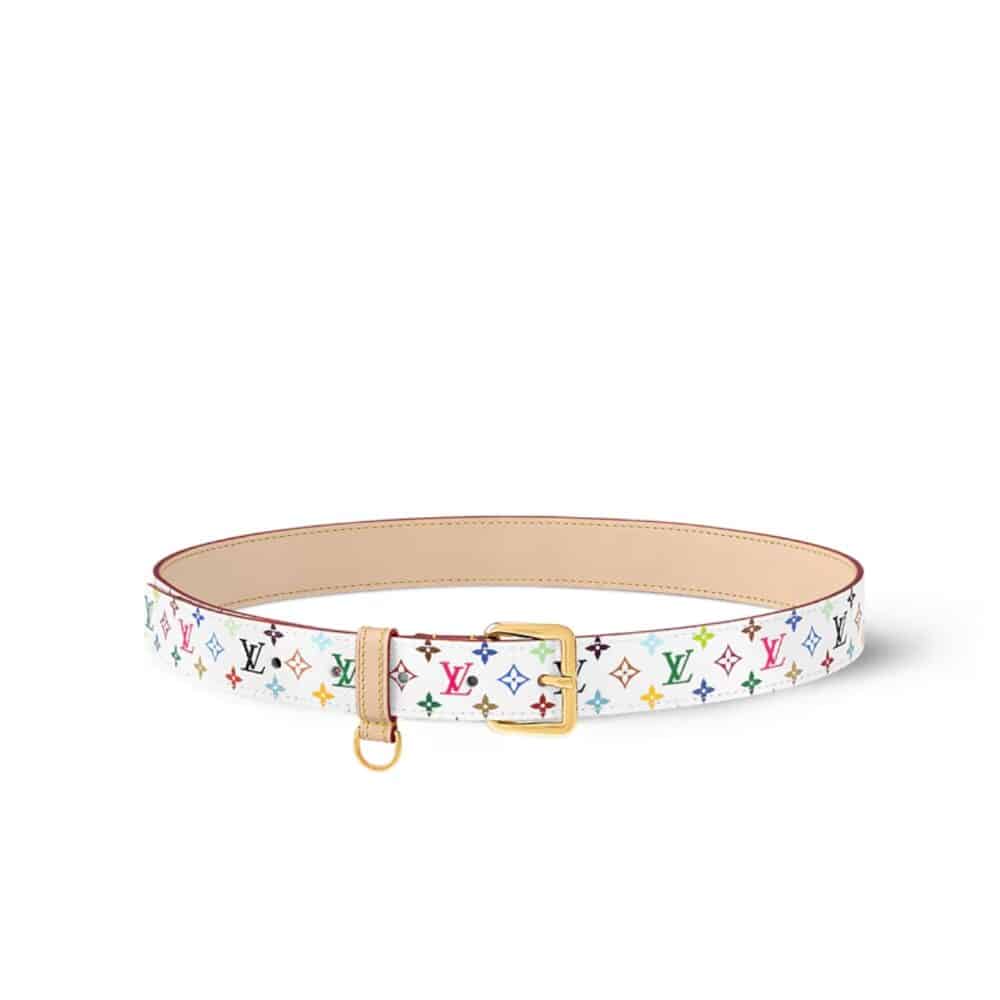 LOUIS VUITTON X TAKASHI MURAKAMI D RING 30MM BELT M8981U