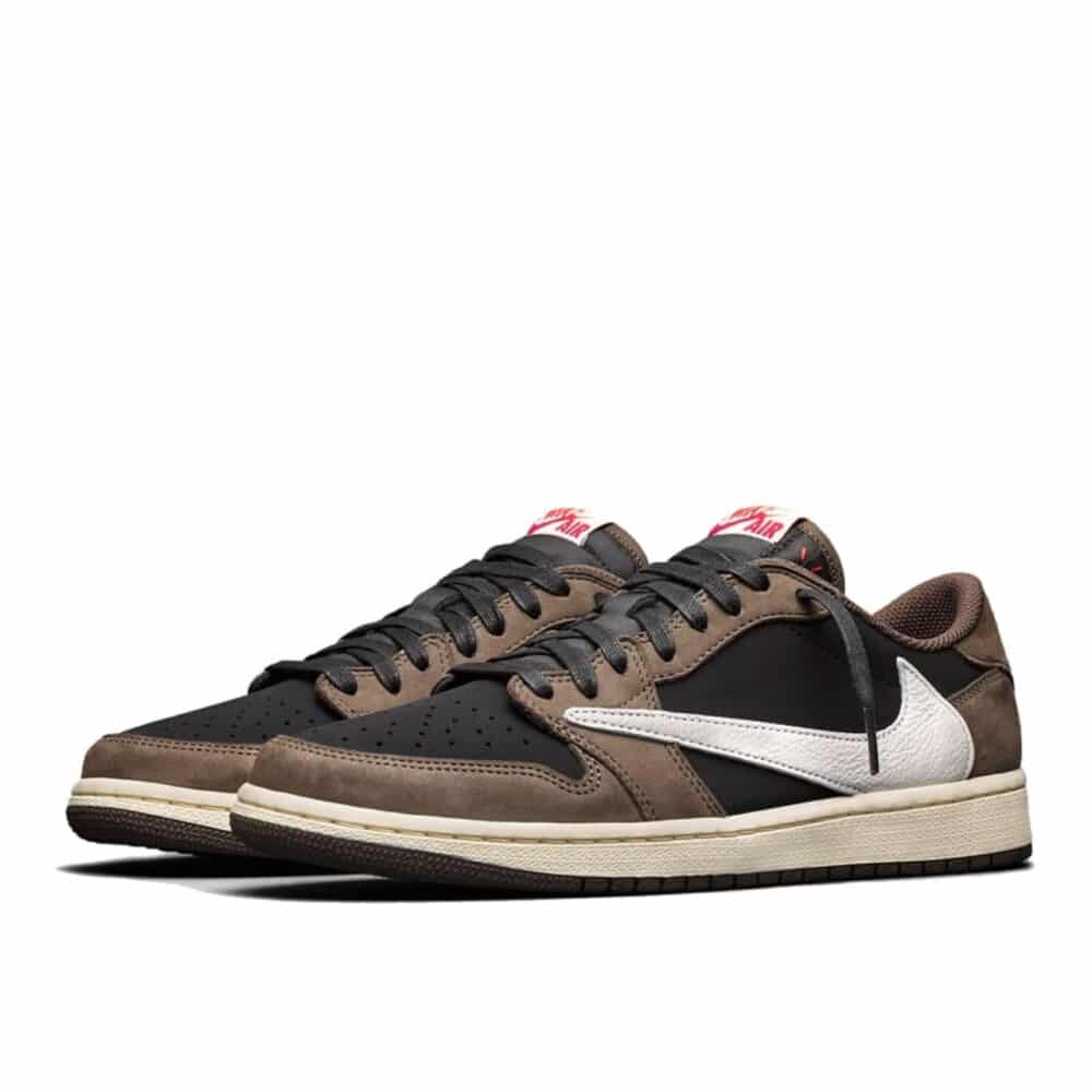 NIKE JORDAN 1 RETRO LOW OG X TRAVIS SCOTT DARK MOCHA CQ4277 001