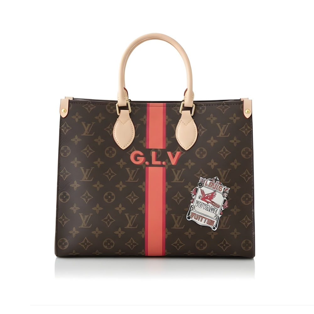 Louis Vuitton On The Go MM Mon Monogram Brown 35Cm P01898
