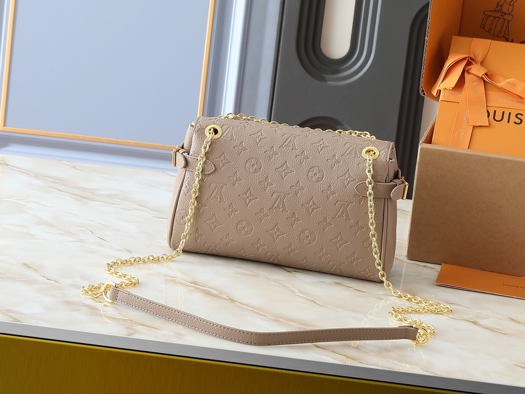 LOUIS VUITTON ANYTIME FLAP BAG TOURTERELLE GRAY 29CM M14973 - Image 4