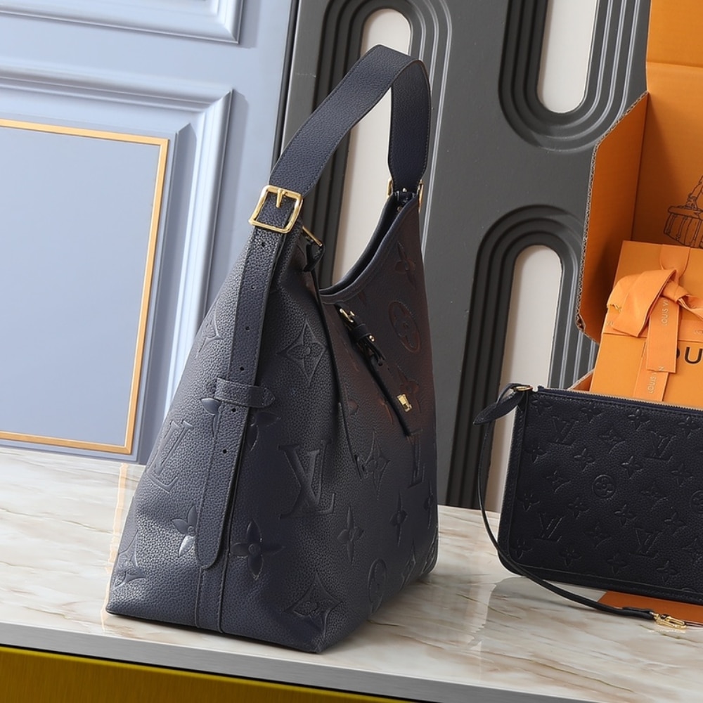 LOUIS VUITTON CARRYALL MM NAVY 39CM M46669 - Image 3